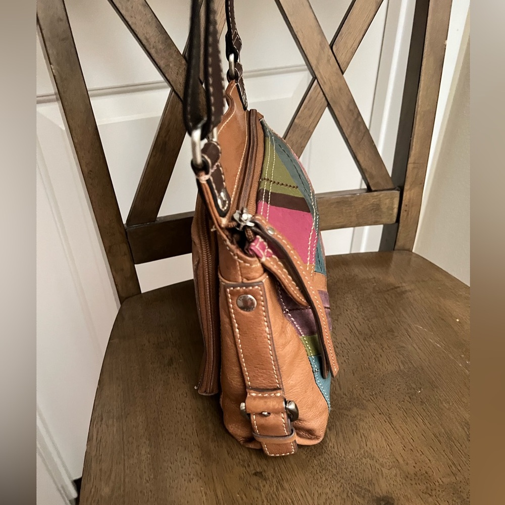 Fossil Patchwork Shoulder Bag - image 2